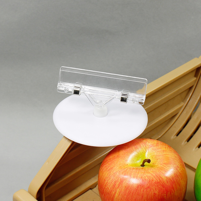 蓝国厂家直营水晶广告夹pop广告纸夹子超市促销爆炸贴夹广告牌