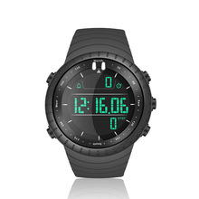 新款计步手表152 LCD 电子手表 时尚男款数显运动表 塑胶手表批发