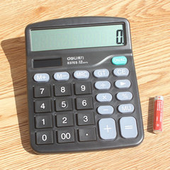 Get reliable stationery 837ES calculator 12-digit student financial accounting computer with battery dual power calculator