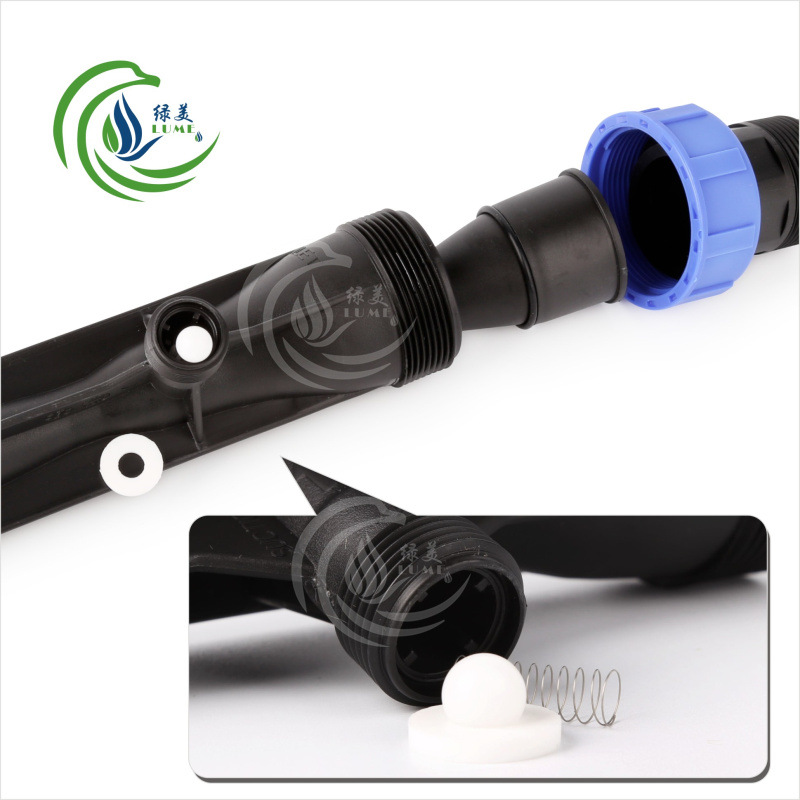 Inyector de fertilizante Venturi ARKA1 de 1 pulgada/32 con tubo de succión, aplicador de fertilizante, sistema integrado de riego por goteo y fertilización por aspersión image 5