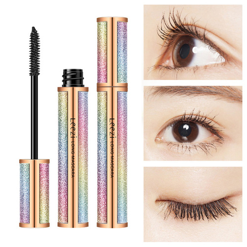 The same model as the internet celebrity Liz Star Sky 4D Slim Mascara, thick and curling, waterproof and sweat-proof, does not smudge or fade color makeup