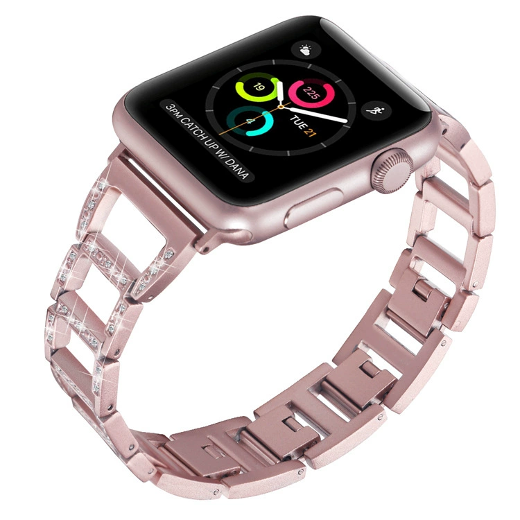 Ремешок для iwatch Apple Watch applewatch поколения iwatch5/4 с японским словом Diamond ремешок из цинкового сплава