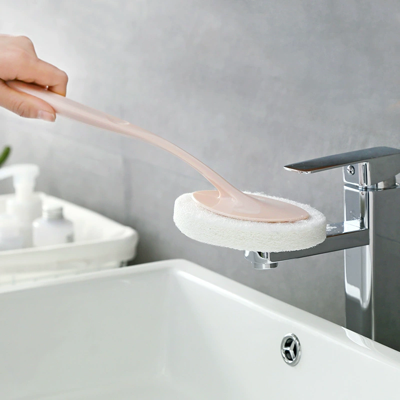 Bath sponge, wall brush
