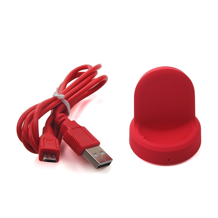 Cargador inalámbrico de aluminio para Samsung Gear S3 y Galaxy Watch, soporte de carga disponible