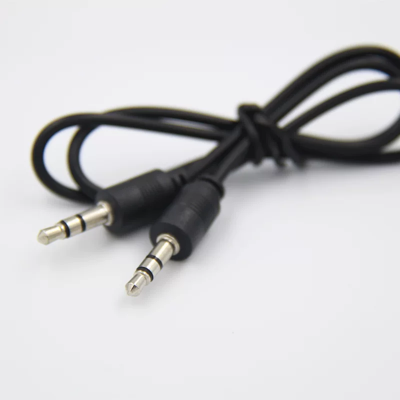 6 Factory Direct Selling Audio Data Cable Audio Cable Double Sound Connect 3.5 Audio Converting Line Wholesale