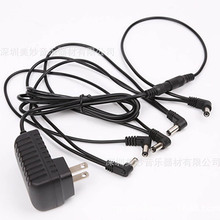 9V1A吉他单块效果器电源一拖五电源效果器降噪电源乐器配件批发