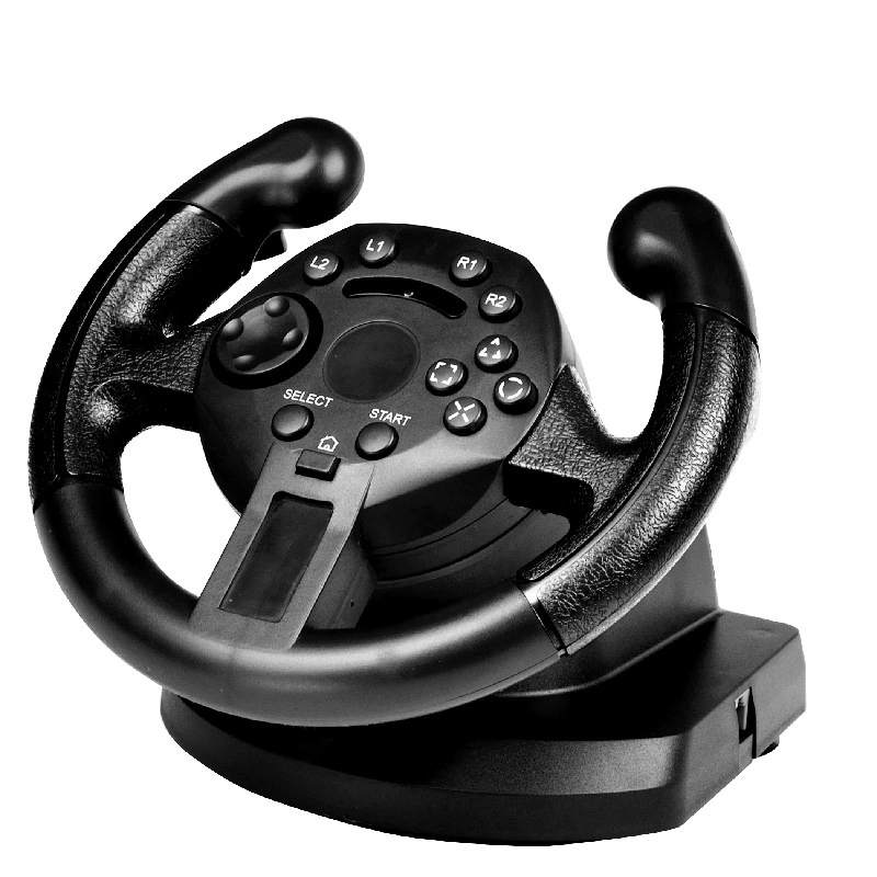 Small racing car, steering wheel, handle, action game, vibration