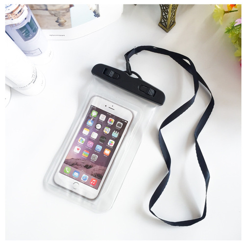  new mobile phone waterproof bag touch screen mobile phone case pvc outdoor swimming fluorescent mobile phone bag wholesale