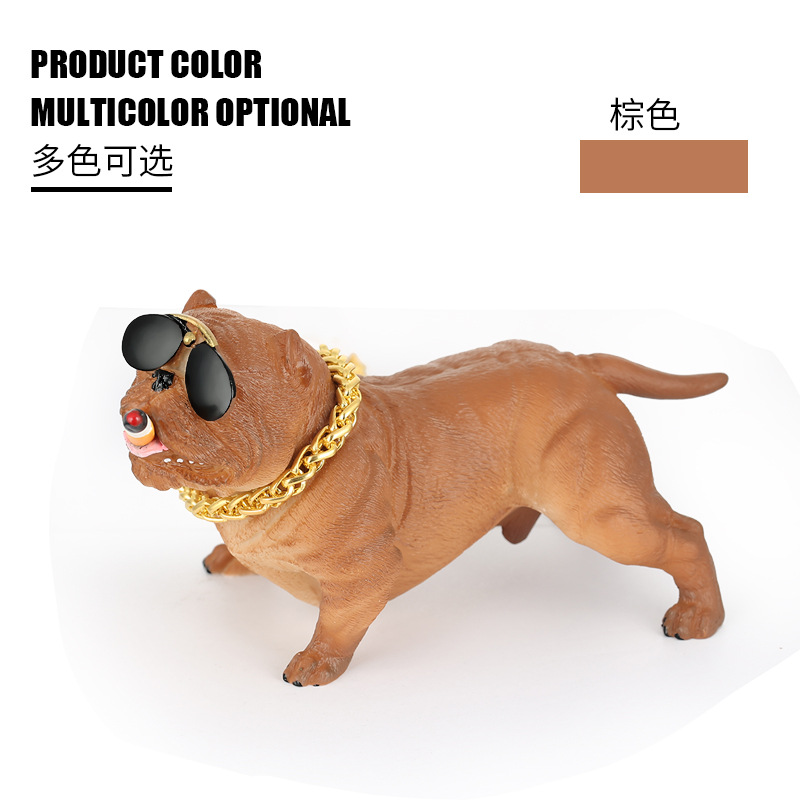 Decoración del coche creativo francés cubo matón perro lindo suministros decoración del coche decoración interior del coche muñeca del perro