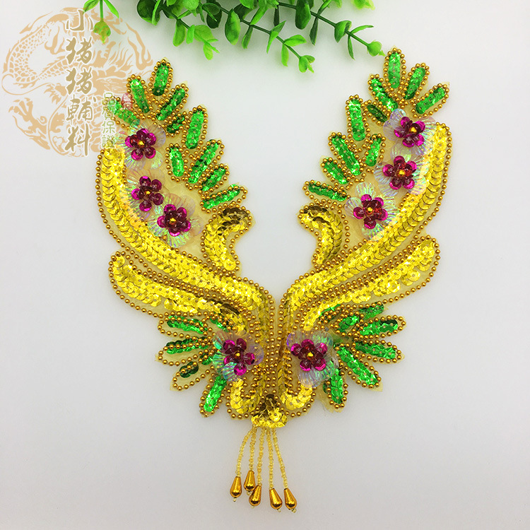 亮片领花珠片胸花舞蹈服装辅料头饰 【小额批发】量大从优