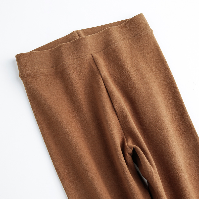 Leggings de talla grande ropa exterior para mujer Otoño e Invierno 2019 nuevos pantalones de una pieza engrosados con forro polar pantalones cortos pantalones delgados