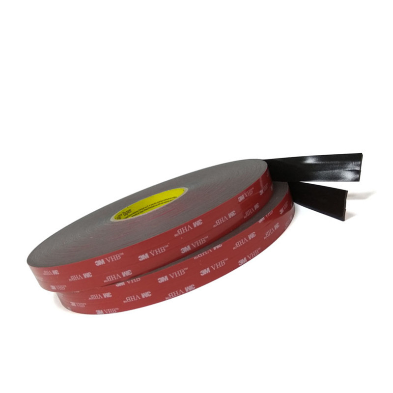 美国原装3m5925VHB黑色强粘胶带 无痕耐高温防水多功能双面胶