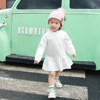 Autumn dress, long-sleeve, shirt, children's clothing, Korean style