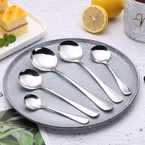 1010 Stainless Steel Western Tableware Hotel Steak Knife Fork Western Dessert Coffee Stirring Spoon Children's Eating Soup Spoon