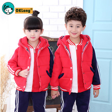 幼儿园园服秋冬装小学生校服运动服春秋套装班服三件套625定做
