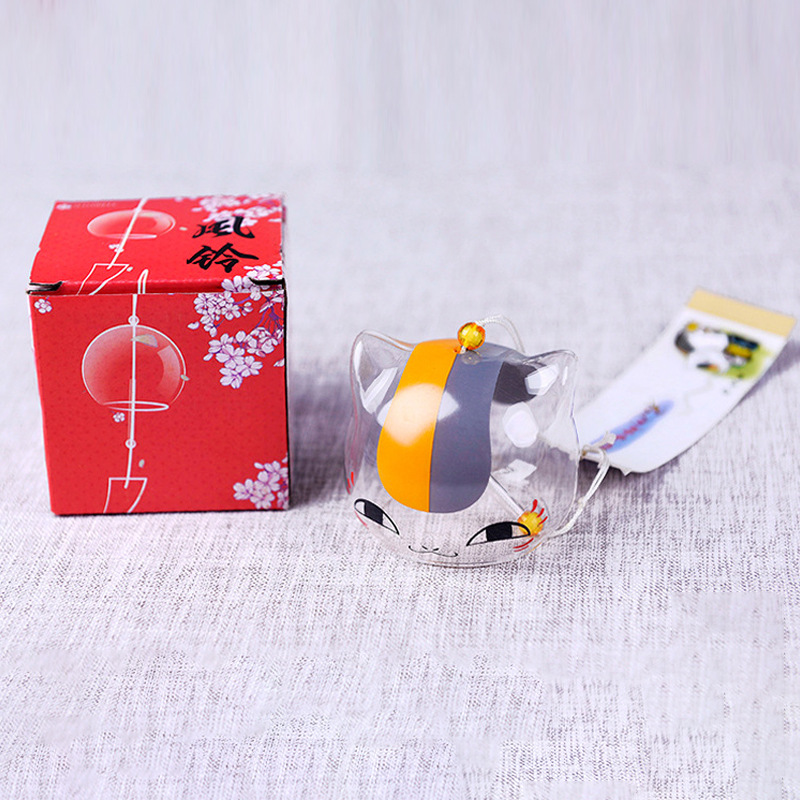 Estilo japonés lindo viento carillones al por mayor hecho a mano vidrio pintado adornos regalo creativo Qixi regalo para niñas y amigos