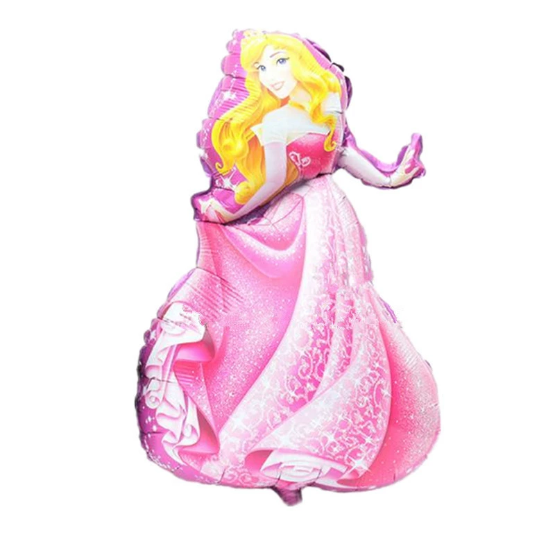 Пластик-воздушный шар Princess Cartoon Balloon, фольга/алюминиевая плёнка, размер 18, украшение для вечеринки (надувной)