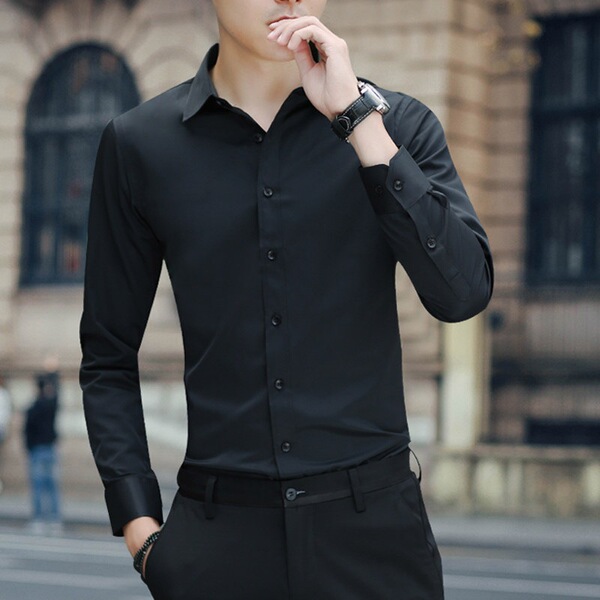 Solid color shirt
