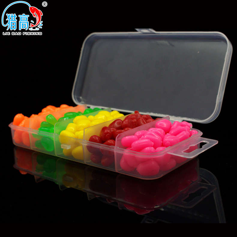 Juego de señuelos de maíz de alta flotabilidad, señuelo de pesca artificial de maíz, juego de señuelos transfronterizos