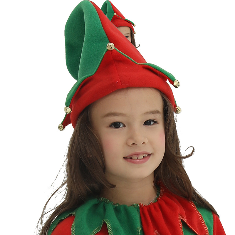 Fábrica en stock suministro familia FIESTA DE Navidad vestido de Navidad ropa de Navidad duende traje de los niños