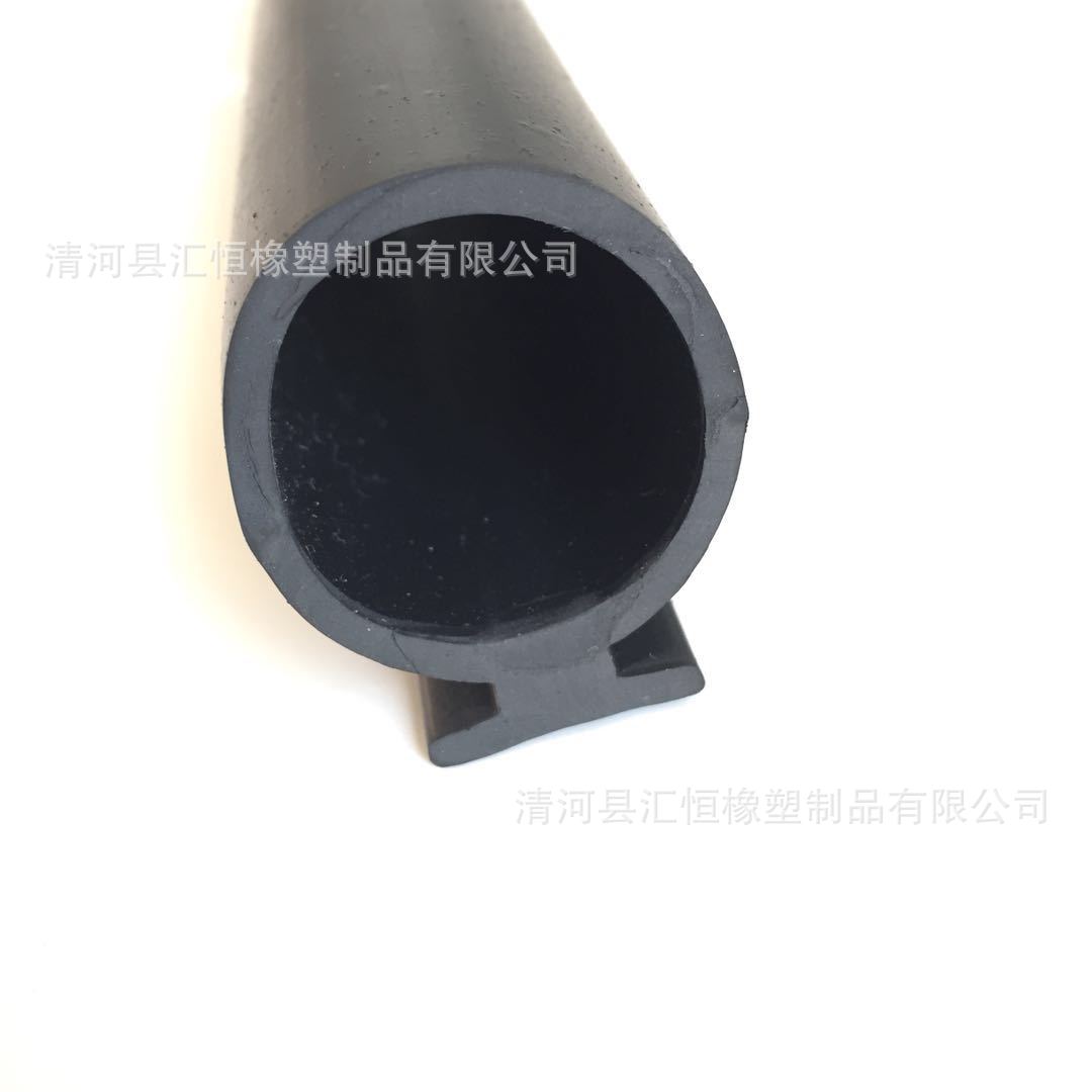 批发道闸杆防撞胶条型材卡槽橡胶条卷帘门底防撞条