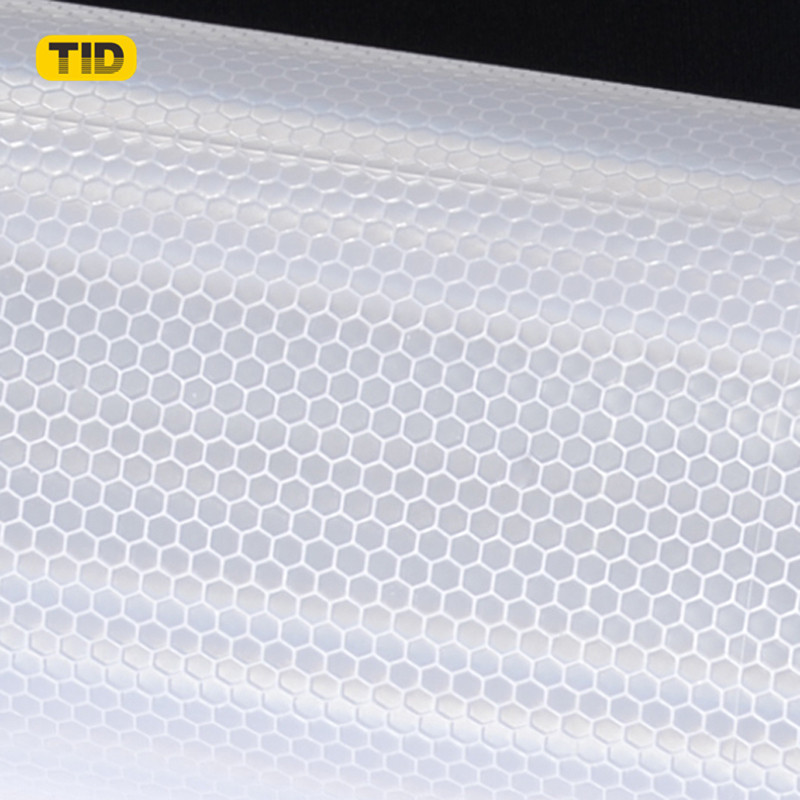 新力元pvc反光材料 7200背胶晶彩格反光膜 交通广告贴纸