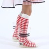 Clear goods Ins wind transparent rain boots children Enbihouse double bar rainco shoes PVC transparent rainshooting rain boots jelly jelly