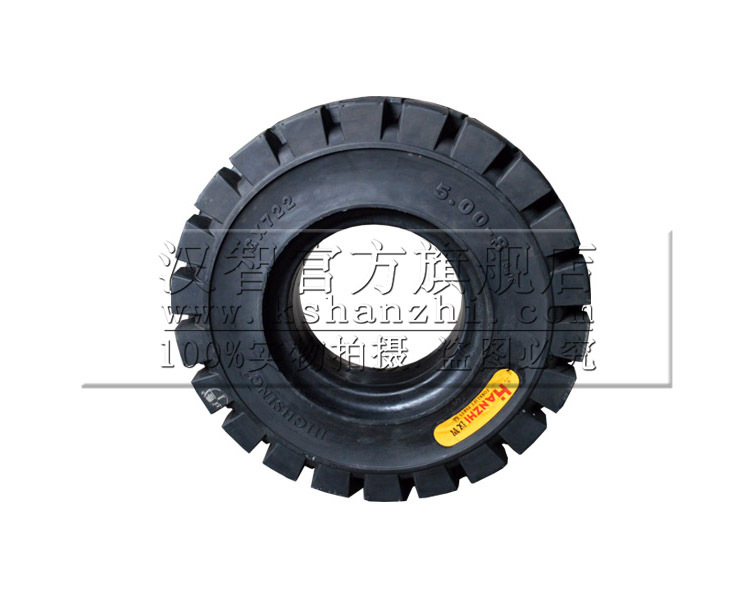 500 * 8 / 722 neumáticos sólidos para carretillas elevadoras HeLi Hang Zhonglong Mitsubishi carretillas elevadoras delanteras y traseras neumáticos sólidos resistentes al desgaste
