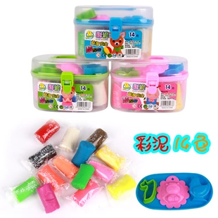 Набор цветного теста для лепки 14 цветов 375 г