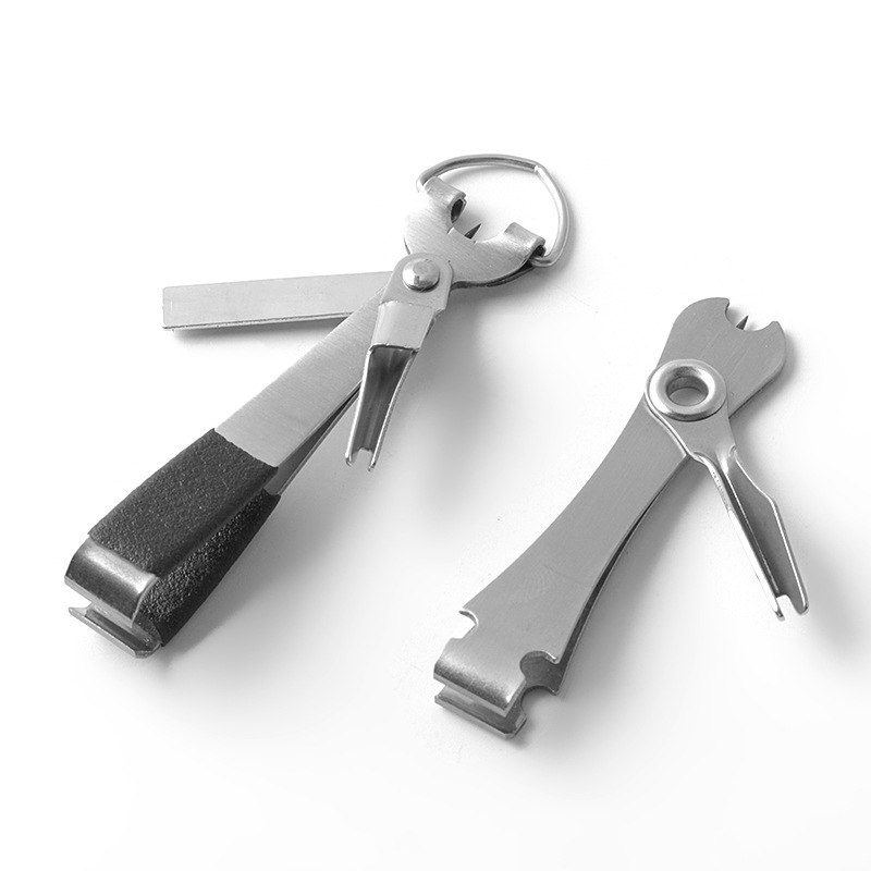 Venta al por mayor de la fábrica suministros de pesca al aire libre alicates de pesca tijeras de línea de pesca de roca multifuncional 4-en-1 tijeras de hilo