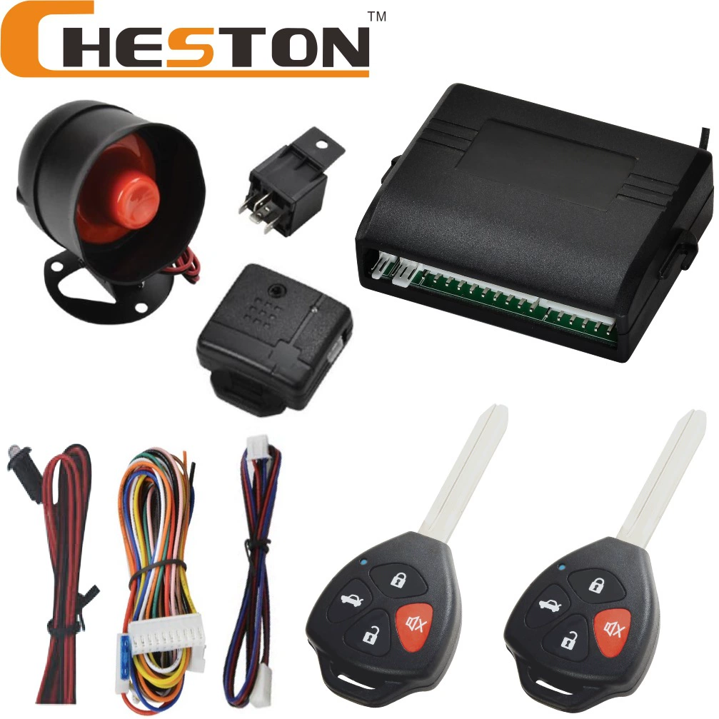 (Горячий) Заводской Универсальный Автомобильный Противоугонный прибор односторонний пульт дистанционного управления Автомобильная Противоугонная сигнализация вибрационная сигнализация