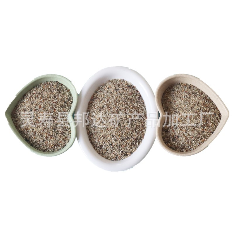 厂家供应装修喷漆涂料真石漆用质感砂圆粒砂 仓鼠窝用圆粒砂海砂