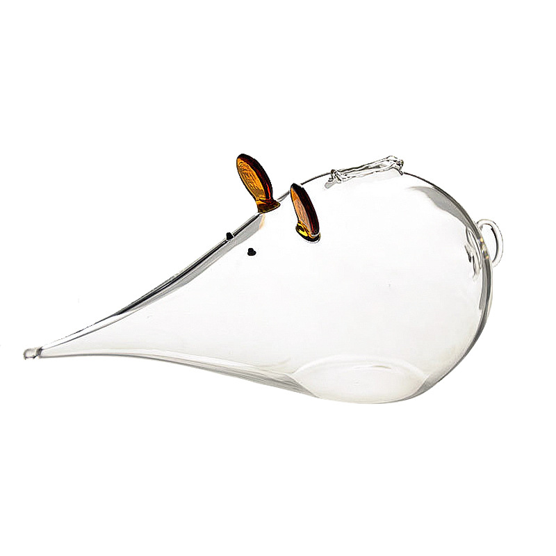 Mxmade Super lindo ratón borosilicato vidrio alcancía/tanque de almacenamiento/nuevos productos exóticos al por mayor