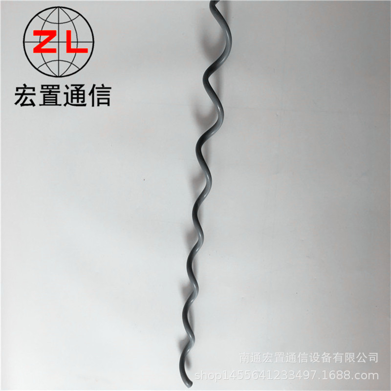 淮南：ADSS金具自承式光缆减振鞭FL-12防振鞭光缆螺旋减振器