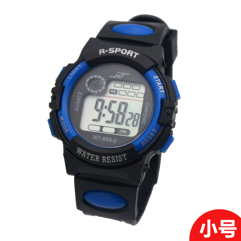 Reloj deportivo reloj electrónico para niños reloj de tendencia deportiva simple regalos promocionales reloj de los niños suministro físico en vivo