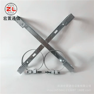 焊接十字型里面缠绕杆用余缆架 塔用光缆盘留架 光缆安放架