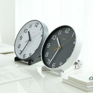 Living room desk clock desktop clock decoration European creative desk clock bedroom swing clock mute clock desktop small wall clock