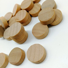 Wooden round pieces, small wood pieces, raw wood pieces, miscellaneous wood pieces, floral wood pieces, craft DIY wood crafts