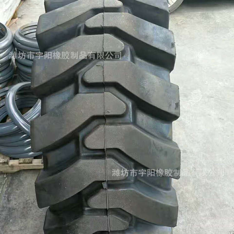 登高机385/65-24  实心叉车轮胎   可配钢圈