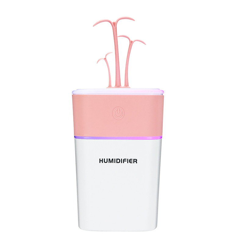 분재 USB 가습기 핑크