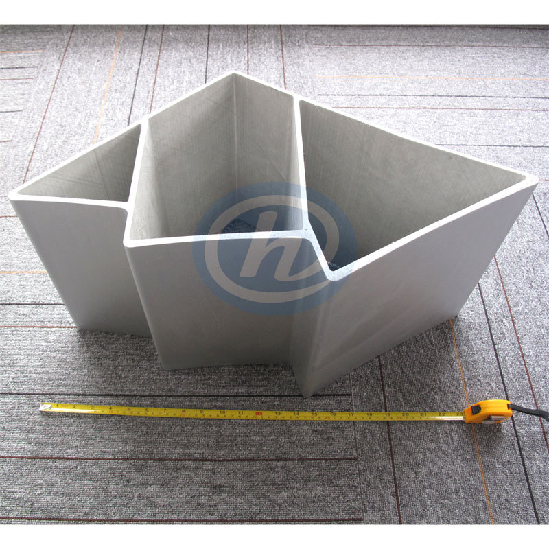 FRP挡风板高层建筑防风墙，抗信号屏蔽玻璃钢超大型材厂家定 制