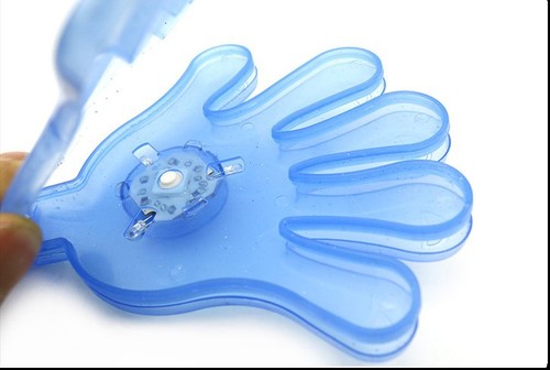 Promotional small gift glowing hand clap 24 cm medium-sized toy palm hand clap glow stick for concert props