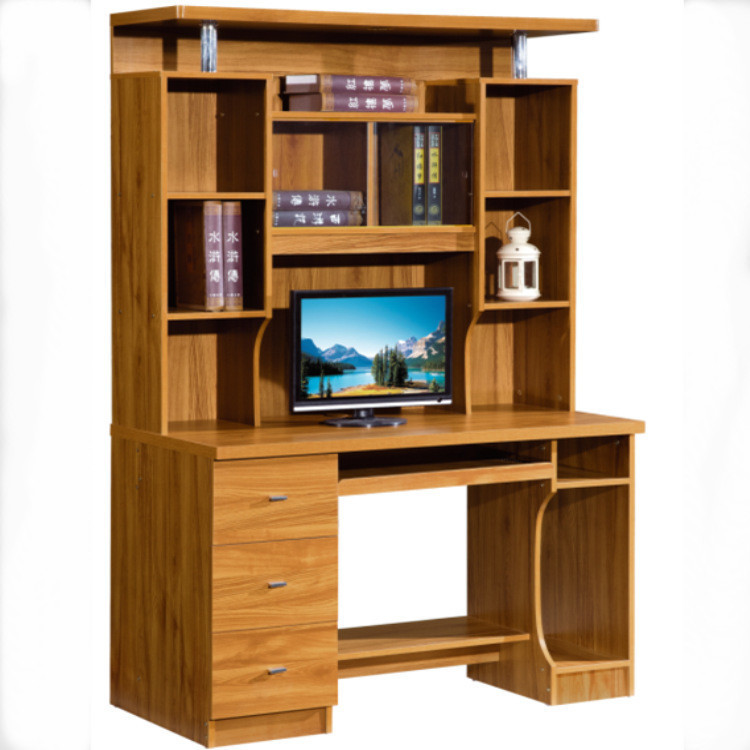 Home Desktop Computer Desk Office Desk Simple Computer Desk Study Desk Bookshelf Combination Calligraphy Desk