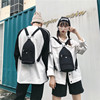 Brand shoulder bag, universal fashionable backpack, 2023 collection, Korean style