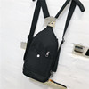 Brand shoulder bag, universal fashionable backpack, 2023 collection, Korean style