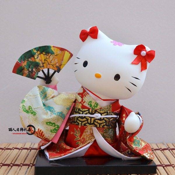 Cartoon Japanese doll