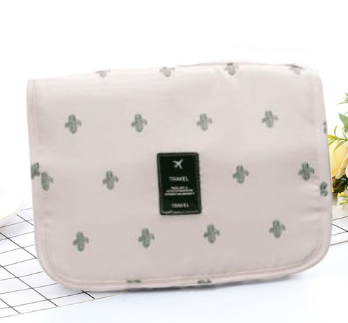 Creative hook toiletry bag travel storage hanging cosmetics storage bag foldable portable organizer bag