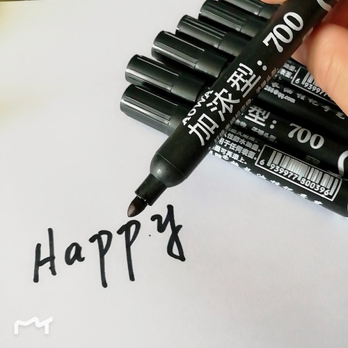 2MM single-head oil-based marker thick pen mark pen POP pen box pen CD pen painting hook pen children's painting
