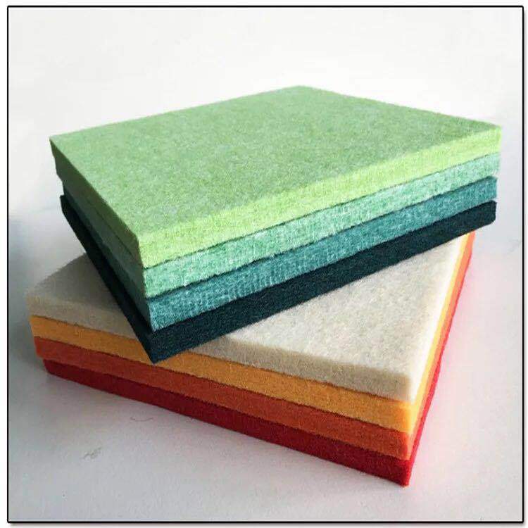 毛毡墙贴毛毡隔音板彩色毛毡板聚酯纤维吸音板