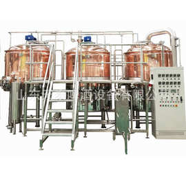 紫铜精酿啤酒设备500L小型两器三器 酒吧啤酒屋实验 源头厂家直供